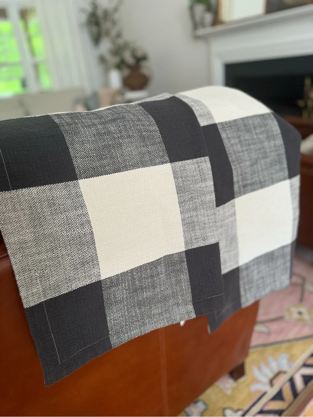 2/ Pottery Barn |  Buffalo Check  Euro Pillow Covers 24”